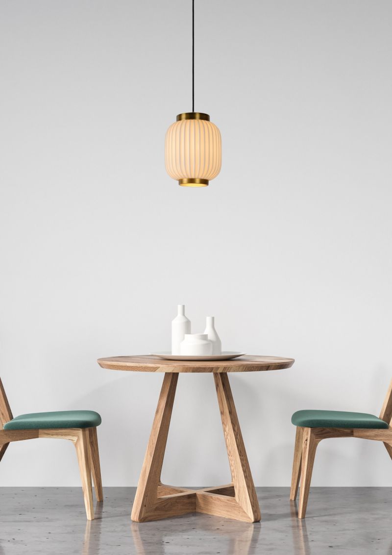 Lucide GOSSE - Závesné svietidlo - Ø 19,5 cm - 1xE27 - biele